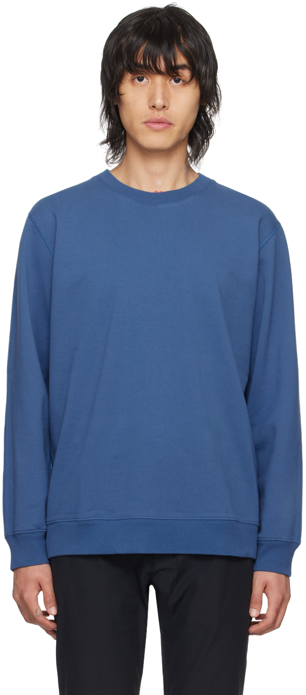 Shop Reigning Champ Blue Classic Sweatshirt In 432 Lapis