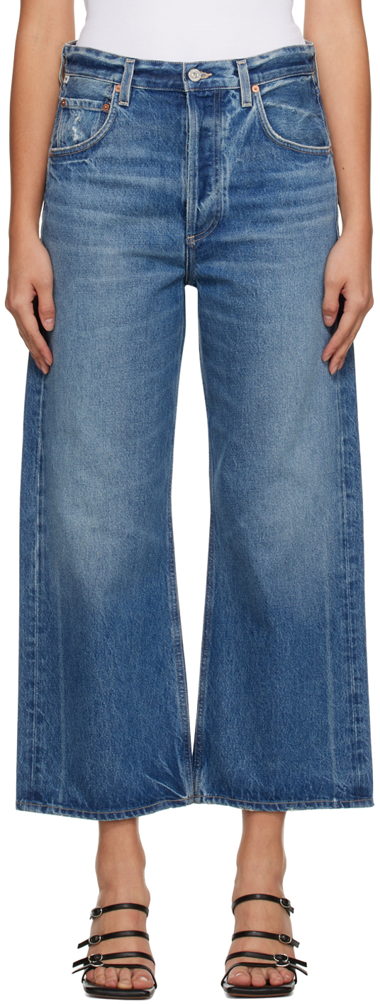 Citizens of Humanity: Blue Gaucho Vintage Jeans | SSENSE