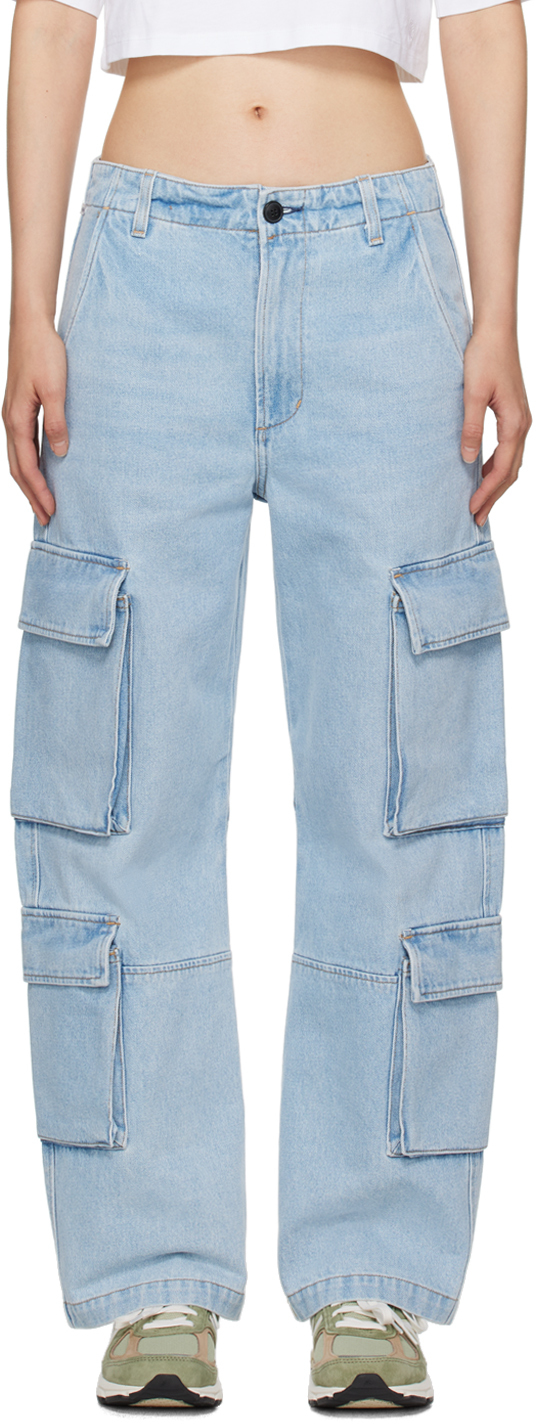 【関税込み】Citizens of Humanity ブルー Delena ジーンズ Citizens of Humanity Delena Cargo Jeans | Saks Fifth Avenue