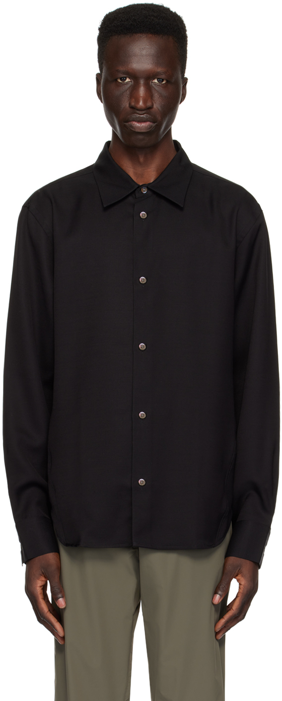 Shop Berner Kuhl Black Curve Shirt In 009 Black