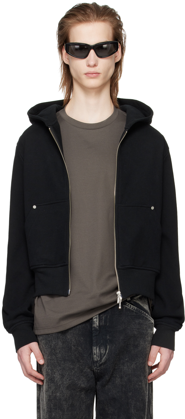 Black Rivet Hoodie