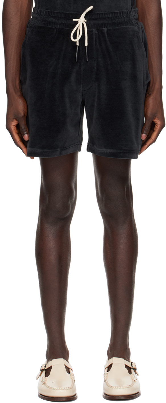 Short kaki à cordon coulissant Acne Studios en solde