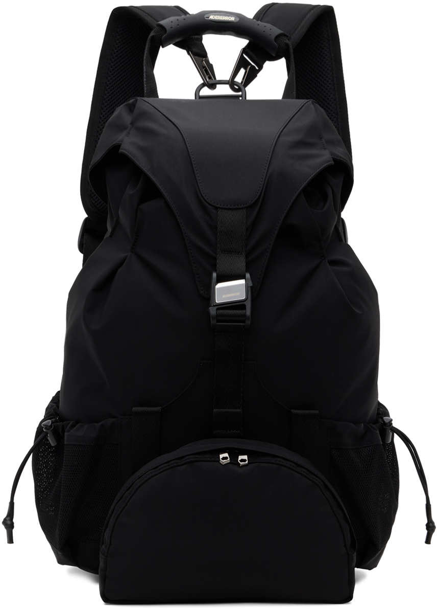 Ader Error Black Badin Backpack In Noir