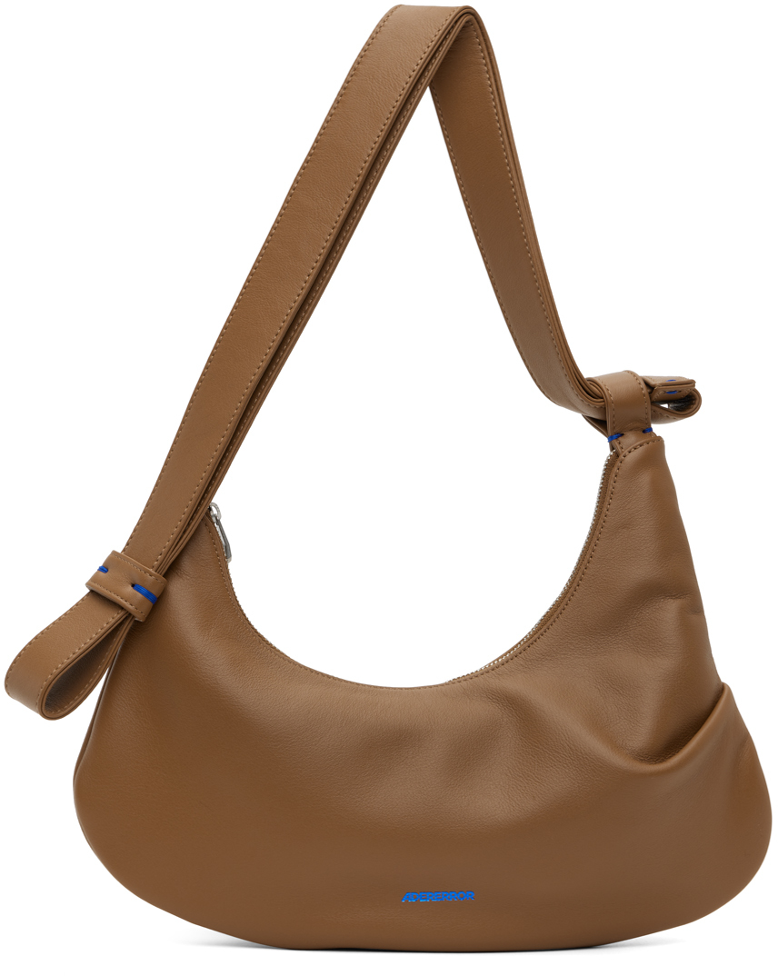 Brown Asymmetric Bag by ADER error on Sale