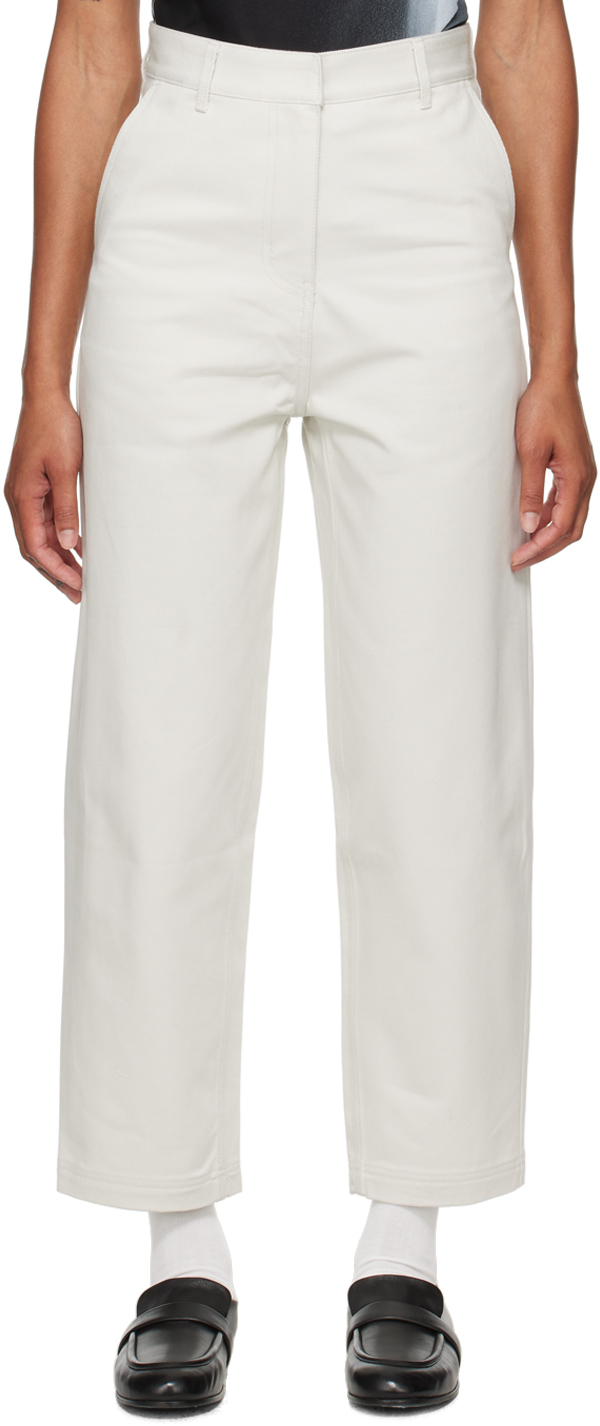 Off-White Cropped Trousers