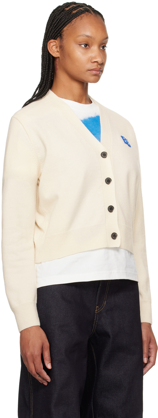 ADER ERROR OFF-WHITE SIGNIFICANT BUTTONED CARDIGAN
