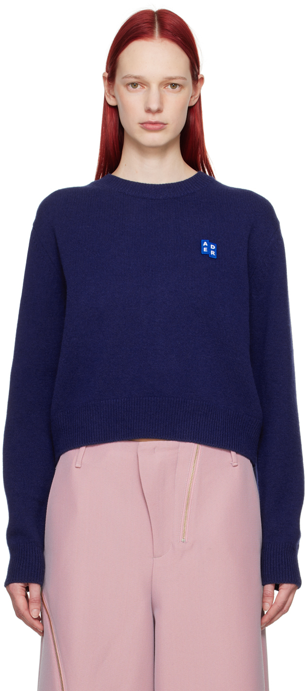 Navy TRS Tag 01 Sweater