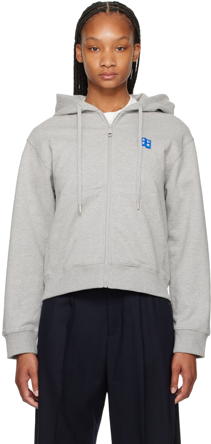 ADER error Gray TRS Tag Hoodie | Smart Closet