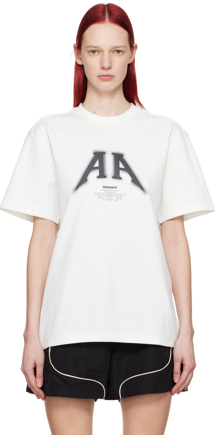 White Nolc T-Shirt by ADER error on Sale