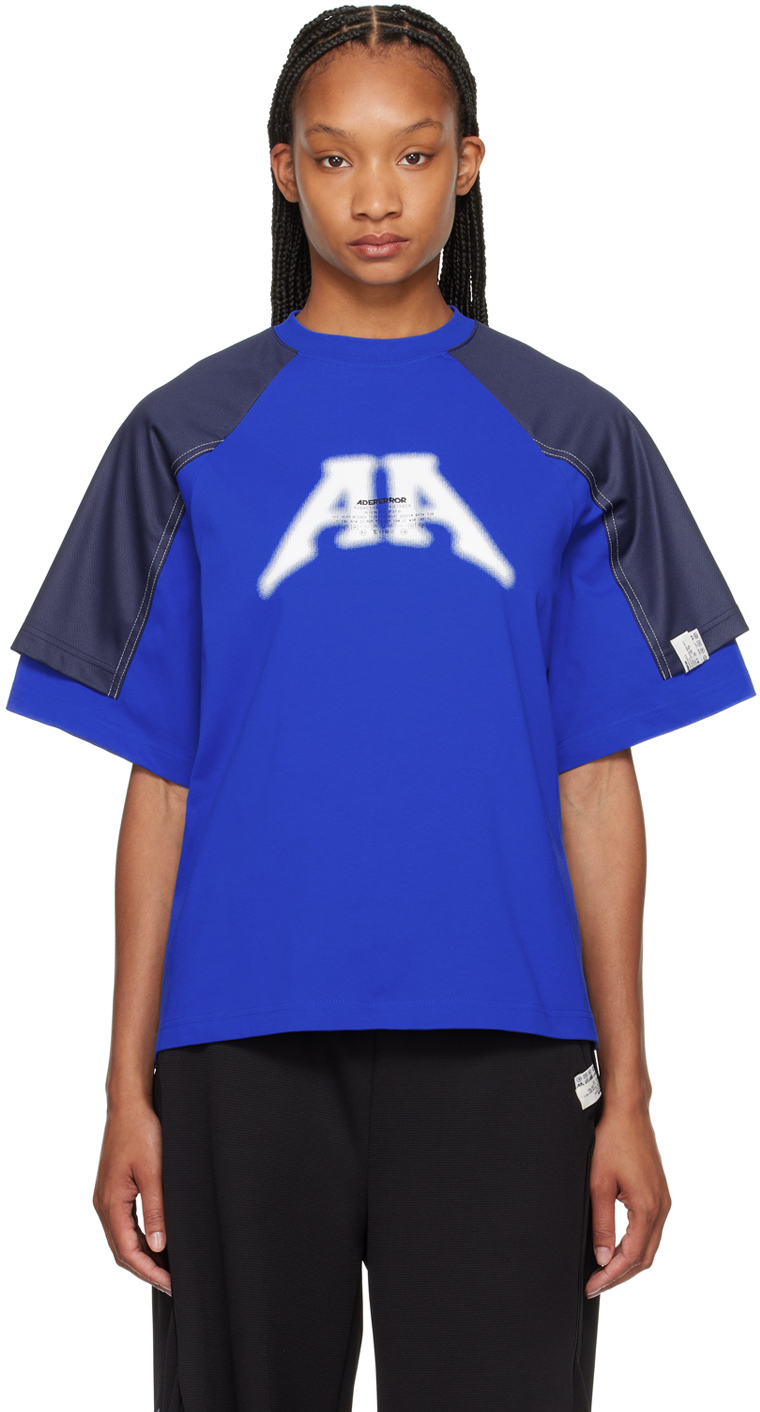 Shop Ader Error Blue Nolc T-shirt