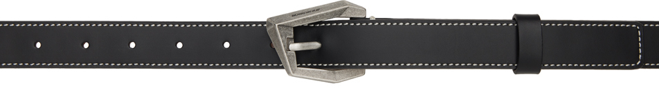 Shop Ader Error Black Keresto Buckle Belt In Noir