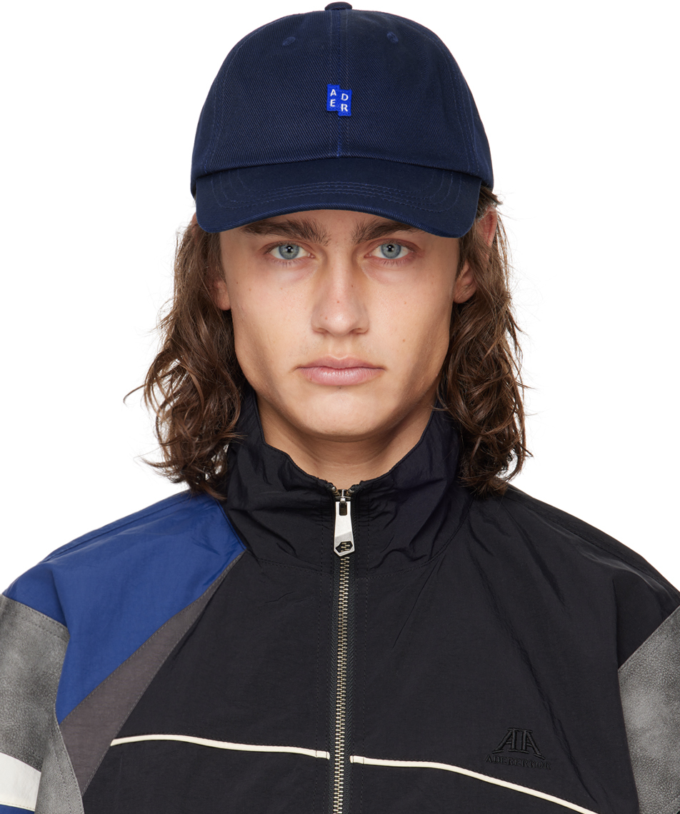 ADER error: Navy Patch Cap | SSENSE Canada