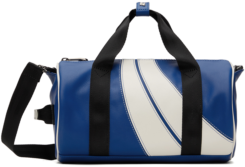 Shop Ader Error Blue Bashar Duffle Bag In Z-blue