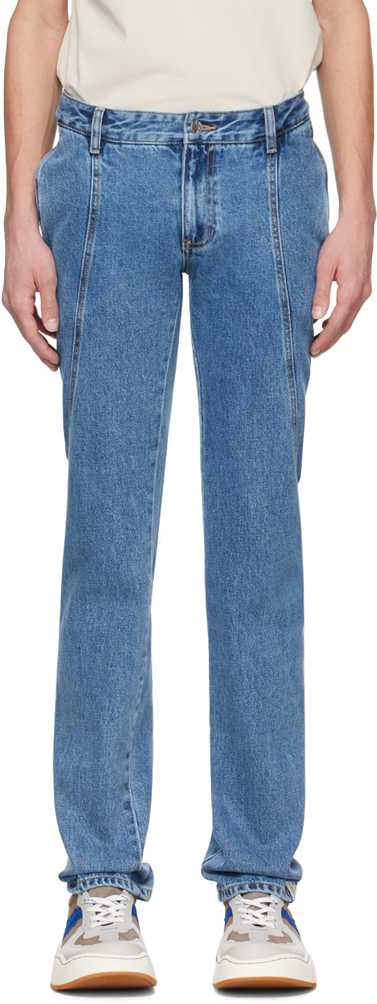 ADER ERROR ストレートデニム ☆入手困難☆Ader Error x Zara Patchwork Jeans (ADERERROR