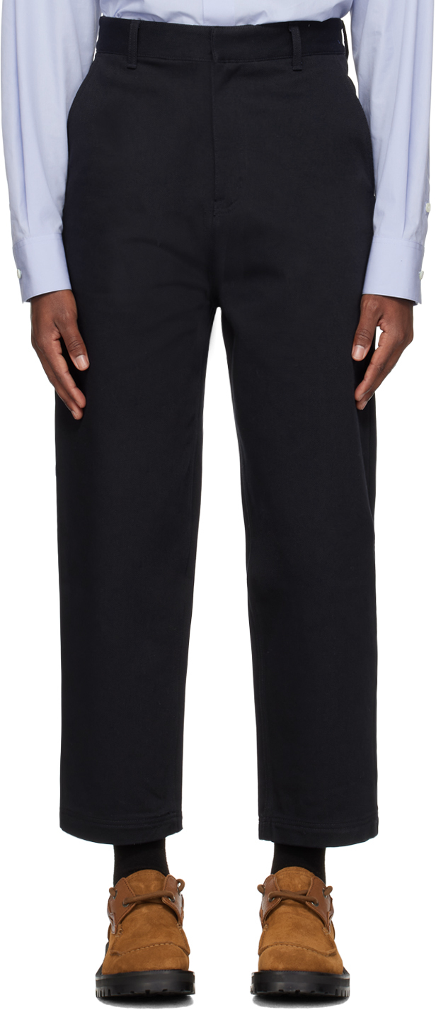 Navy Significant Zip-Fly Trousers