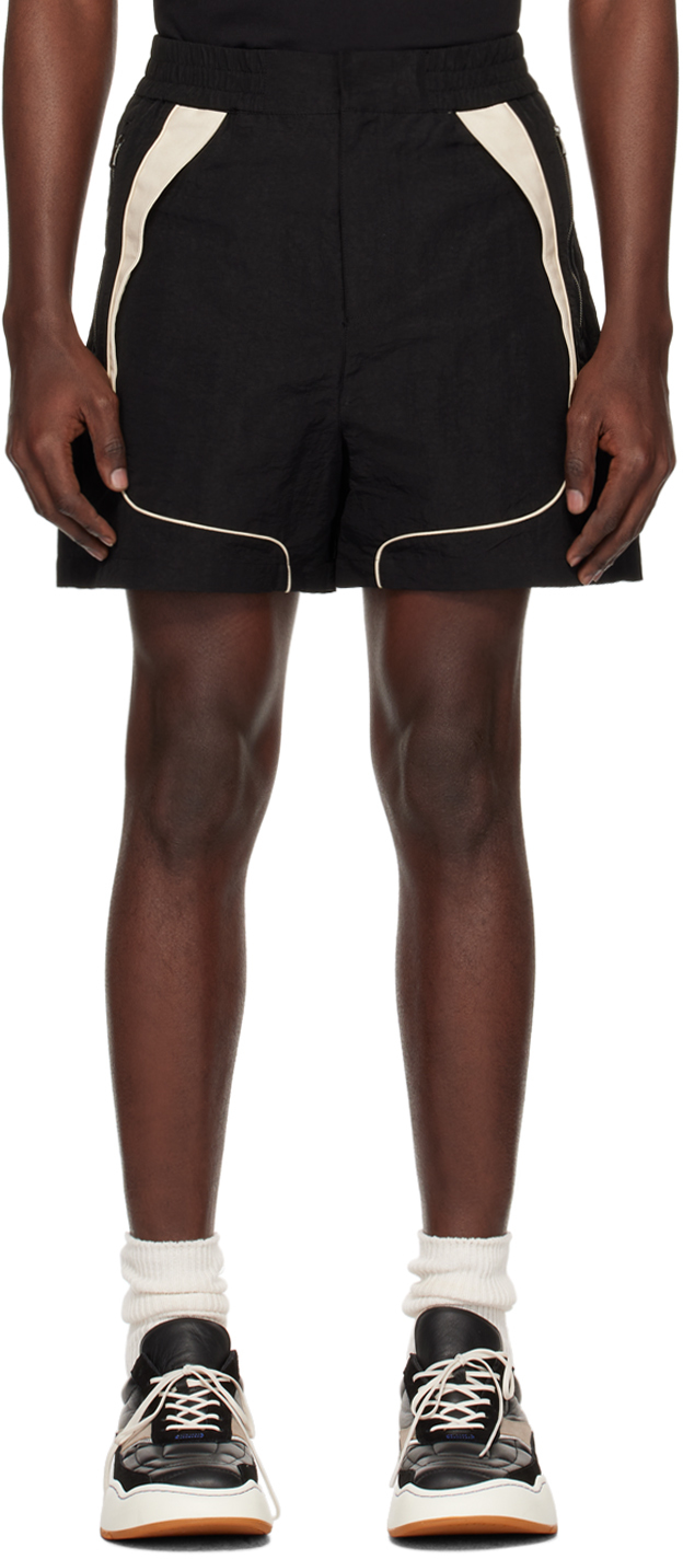 Black Trim Shorts