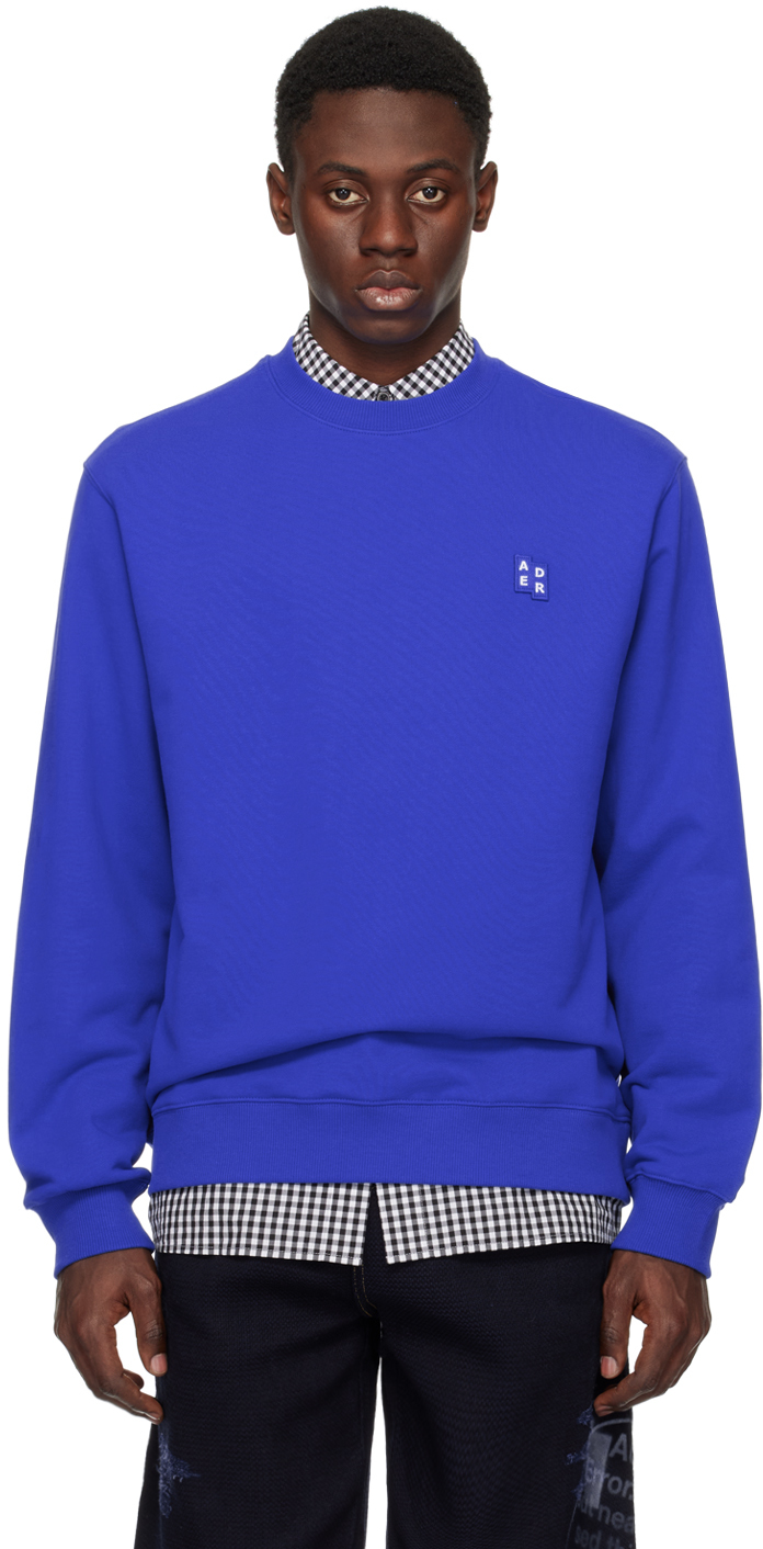 Blue Significant Patch Sweatshirt