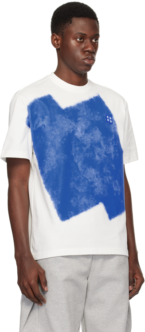 ★Adererror★Blue net T-shirt Product. 51 ader-error-white-product-37-t-