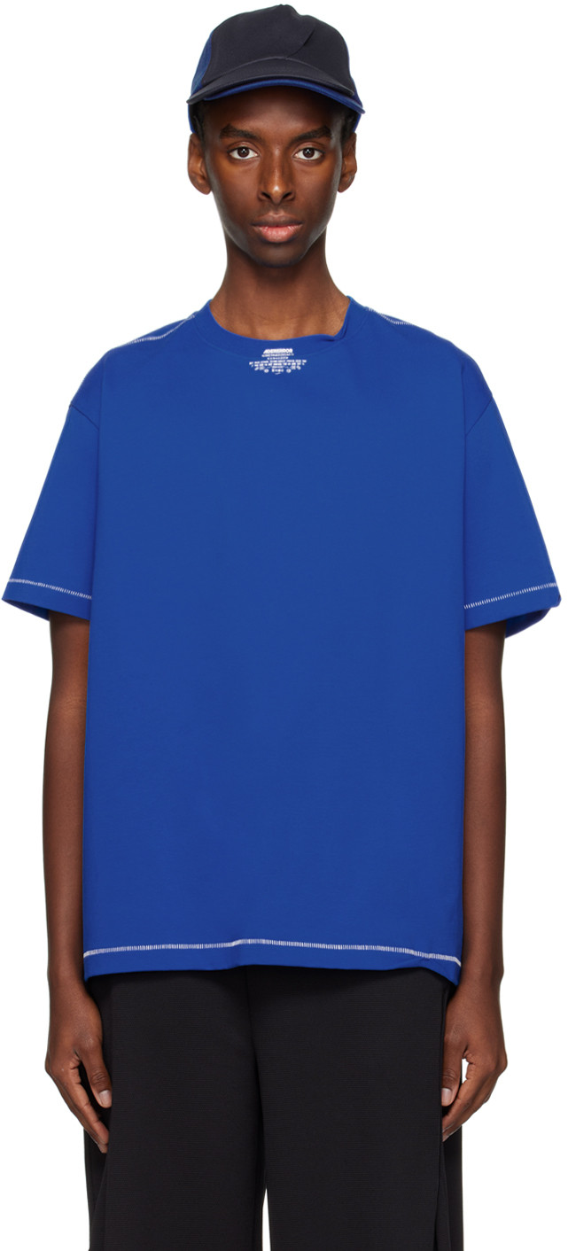 Blue Printed T-Shirt