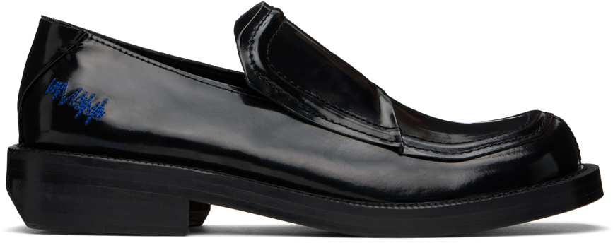 Shop Ader Error Black Curve Lf00 Loafers