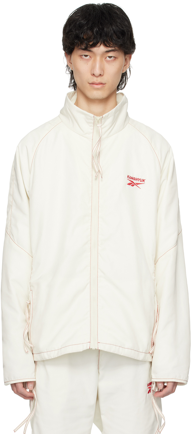 Kanghyuk Off-white Reebok Edition Track Jacket In White/red