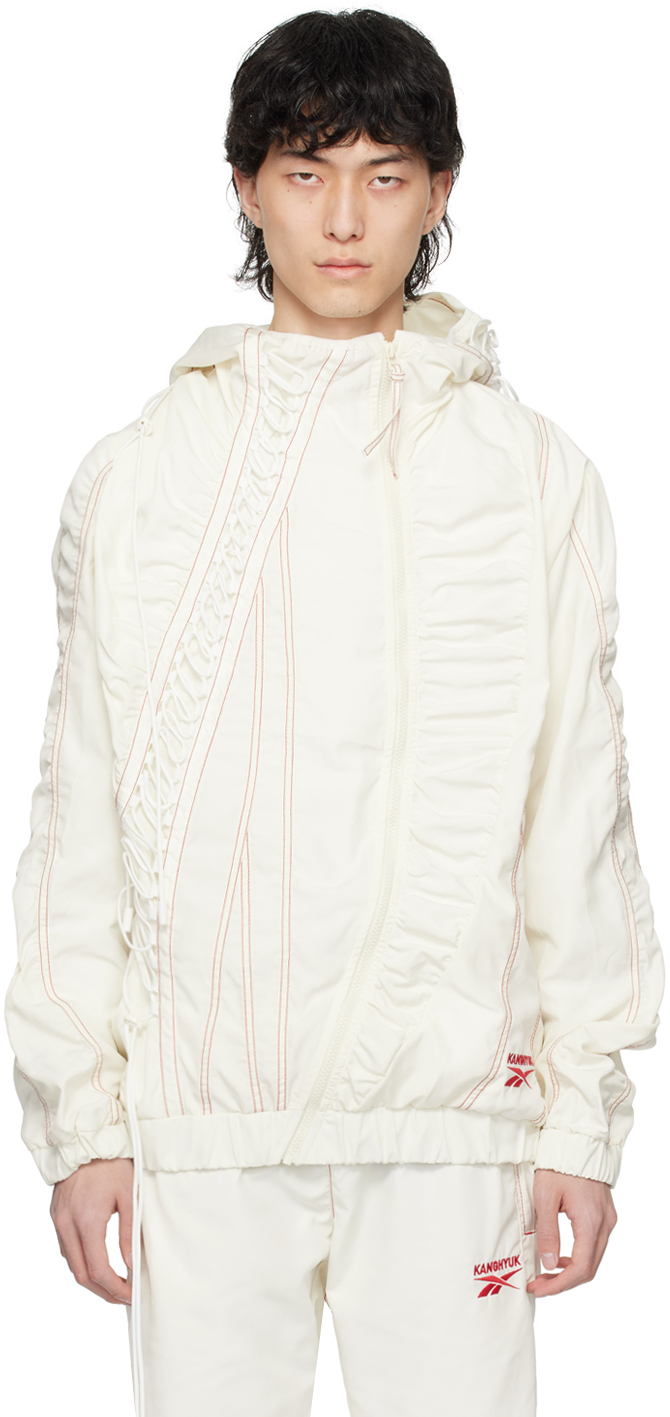Kanghyuk Off-white Reebok Edition Jacket In White/red