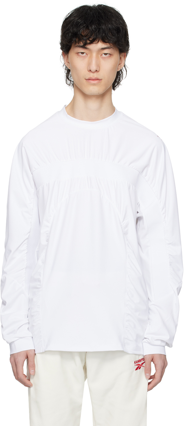 White Reebok Edition Long Sleeve T-Shirt