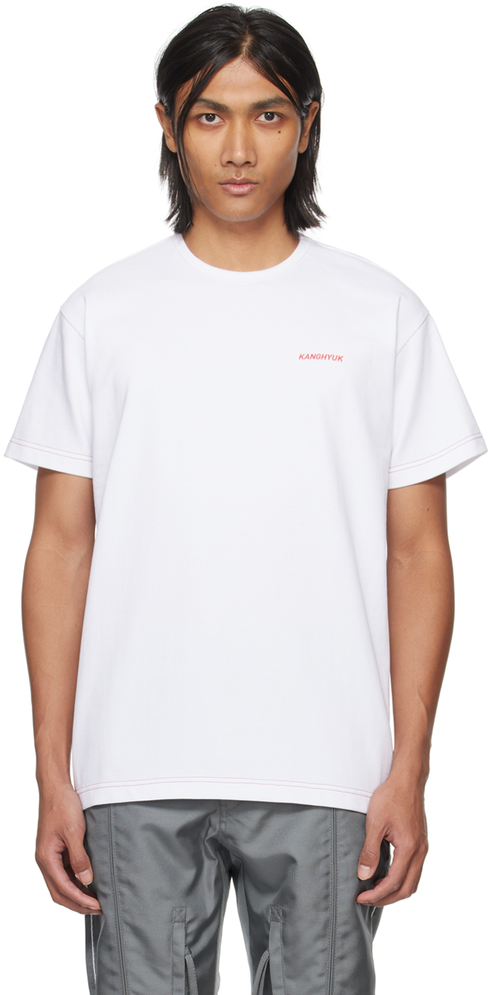 Kanghyuk White Printed T-shirt