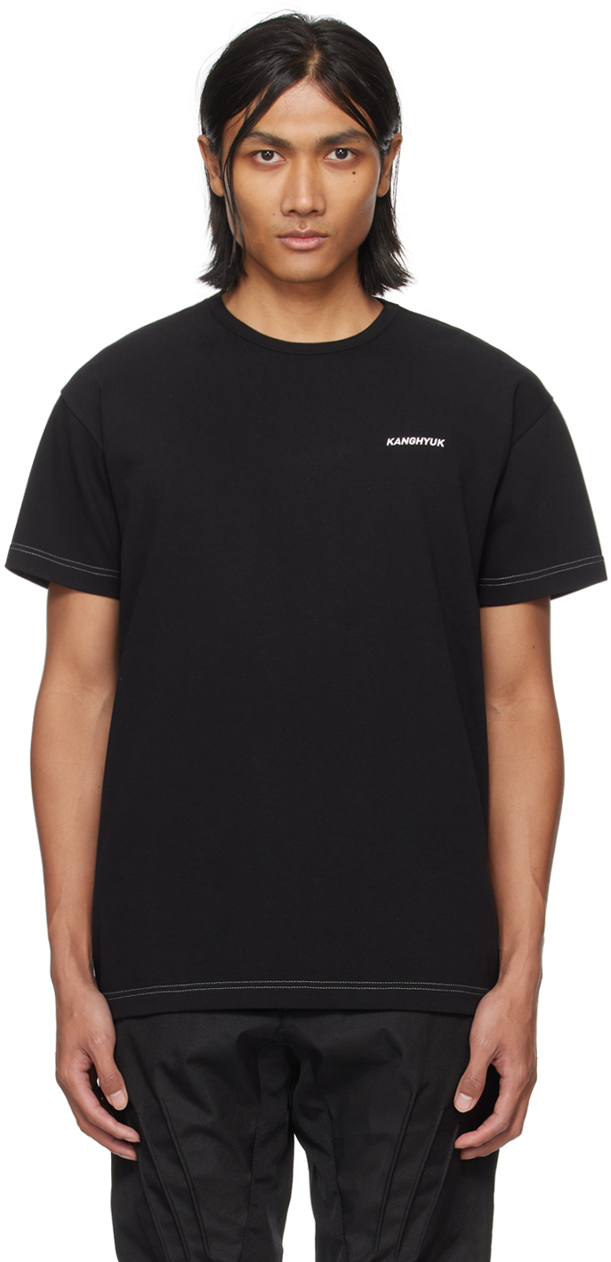 Kanghyuk Black Printed T-shirt