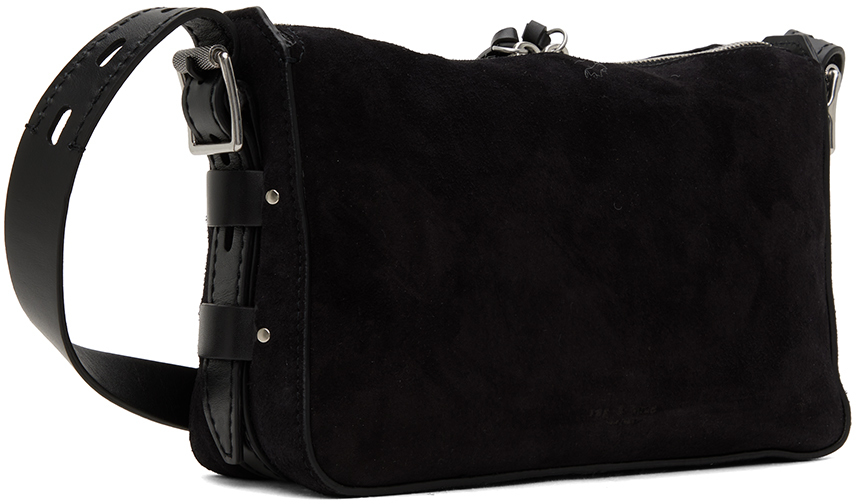 RAG & BONE BLACK SMALL FIELD 2.0 MESSENGER BAG 