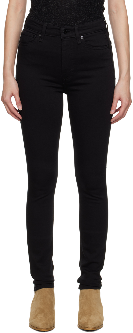 Black Nina Jeans by rag & bone on Sale