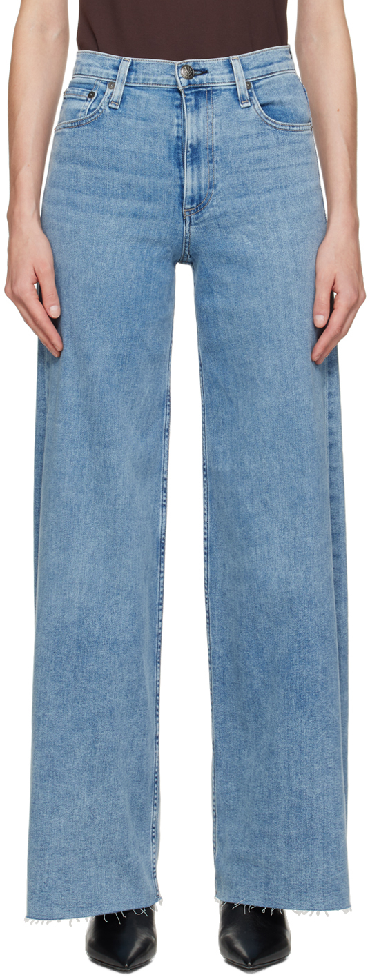 Blue Sofie high-waist jeans, Rag & Bone