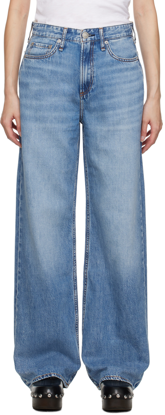 【関税込み】rag & bone ブルー Logan ジーンズ Rag & Bone Logan ジーンズ | ブルー | FARFETCH JP