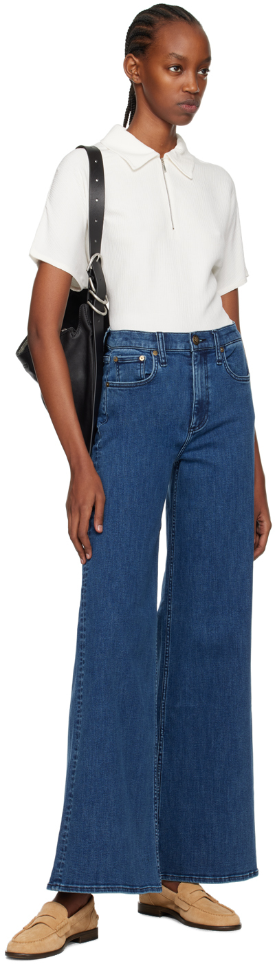 Rag & Bone Blue Sofie Jeans In Jen