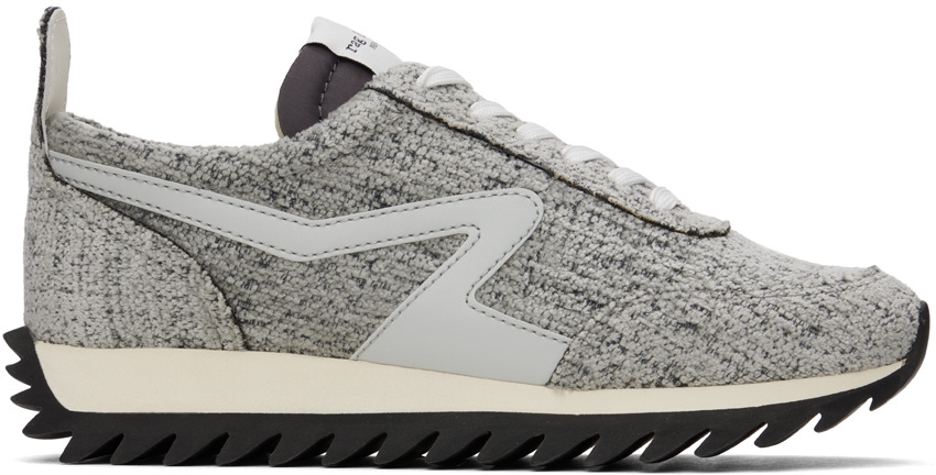 Shop Rag & Bone Gray Retro Runner Sneakers In Grey