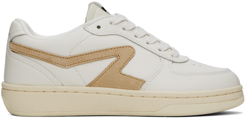 rag & bone: Off-White Retro Court Sneakers | SSENSE