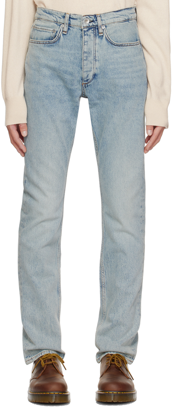 Rag & Bone Fit 3 Slim-fit Denim Jeans In Mid Denim