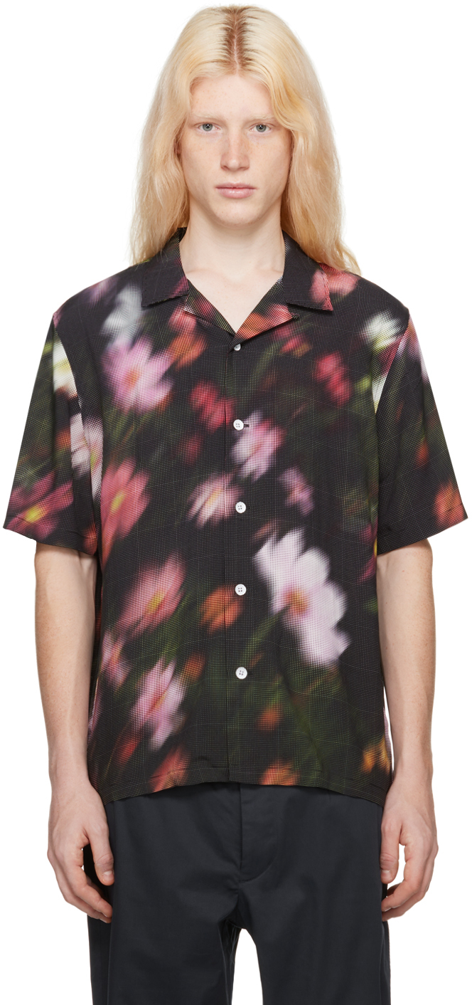 Shop Rag & Bone Black Avery Shirt In Blkfloral