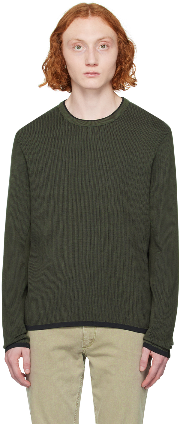 Green Harvey Sweater by rag & bone on Sale