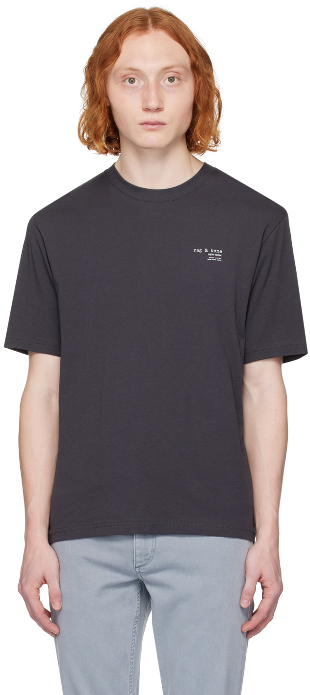 rag & bone Black '425' T-Shirt