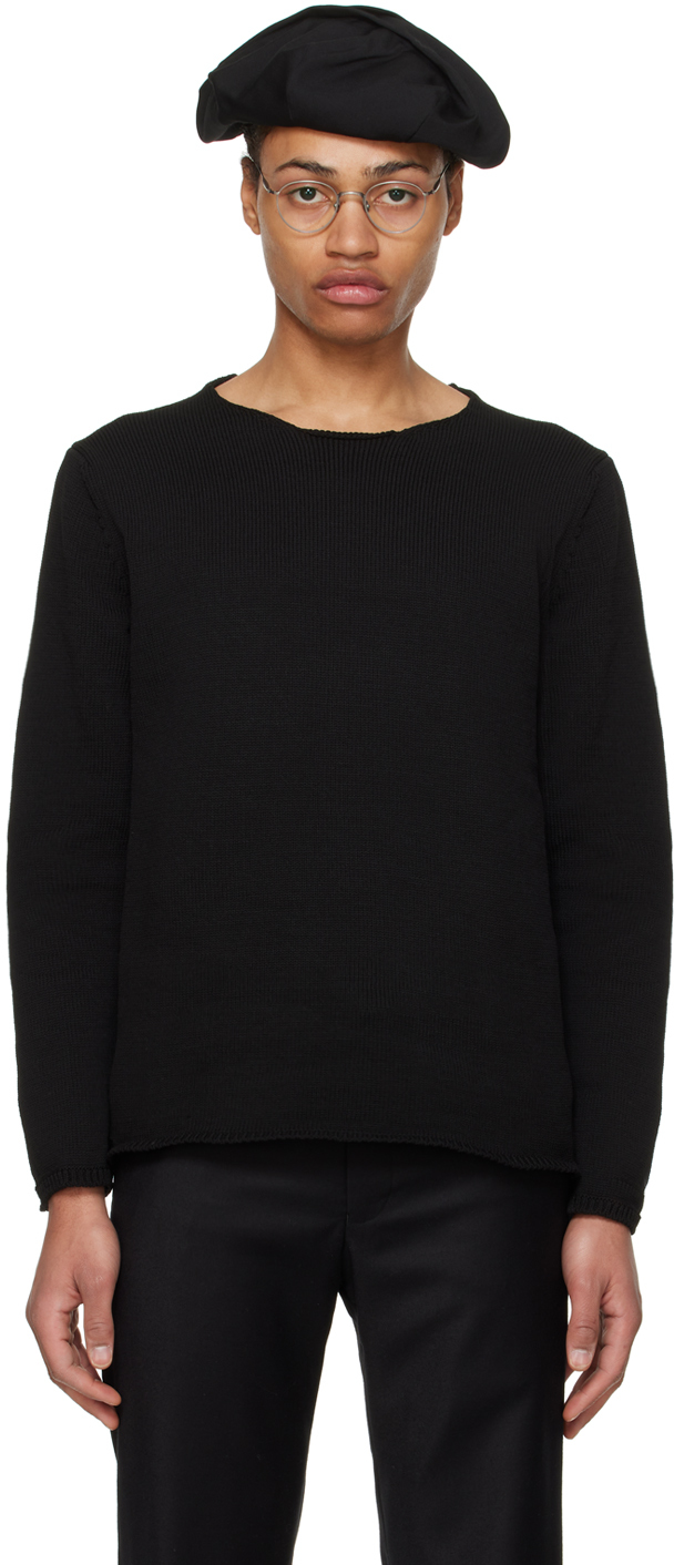 Black Zip Vent Sweater