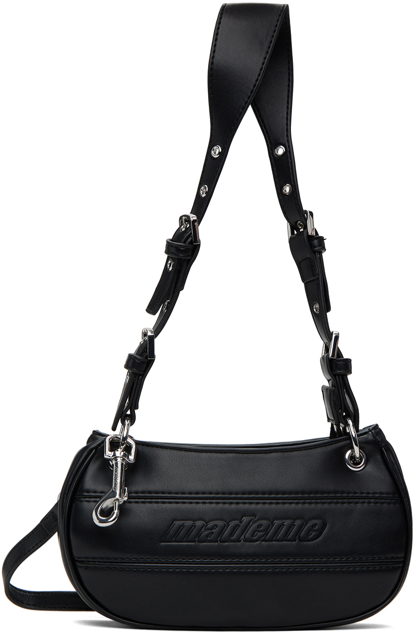 Aesther Ekme SSENSE Exclusive Black Baguette Shoulder Bag