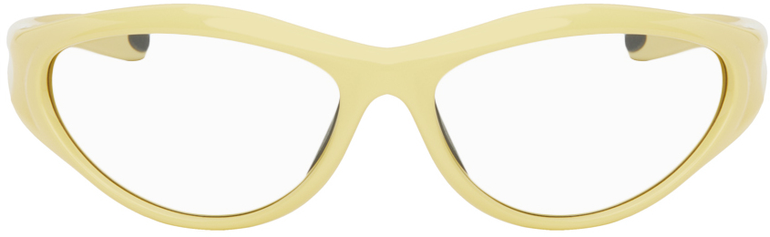 Bonnie Clyde Black Angel Sunglasses In Yellow/grey