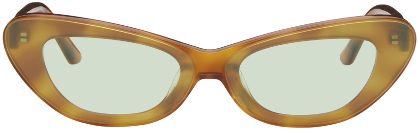 BONNIE CLYDE: Brown Hiro Sunglasses | SSENSE