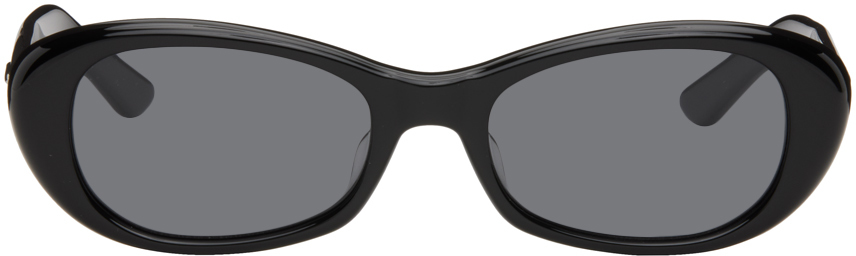 Shop Bonnie Clyde Black Magic Sunglasses In Black/black
