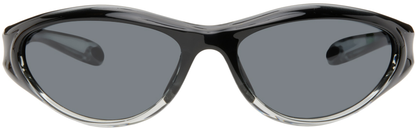 Bonnie Clyde Black Angel Sunglasses In Black/black