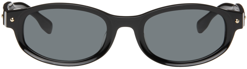 Bonnie Clyde Black Roller Coaster Sunglasses In Black/black