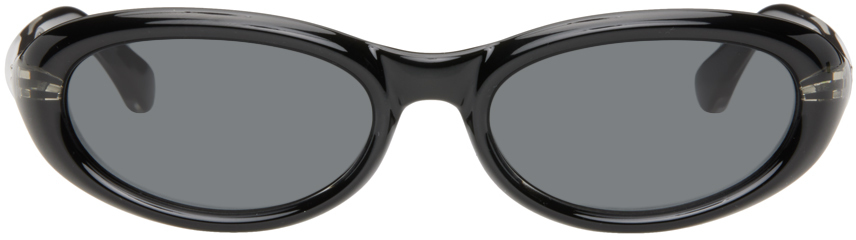 Bonnie Clyde Black Groupie Sunglasses In Black/black