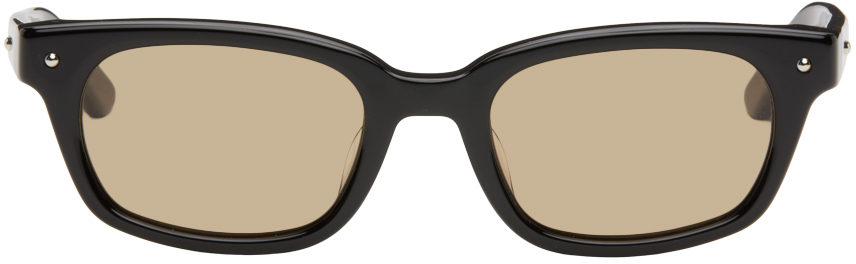 Bonnie Clyde Black & Brown Checkmate Sunglasses In Black/brown