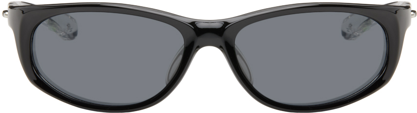 Bonnie Clyde Black Darling Sunglasses In Black/black